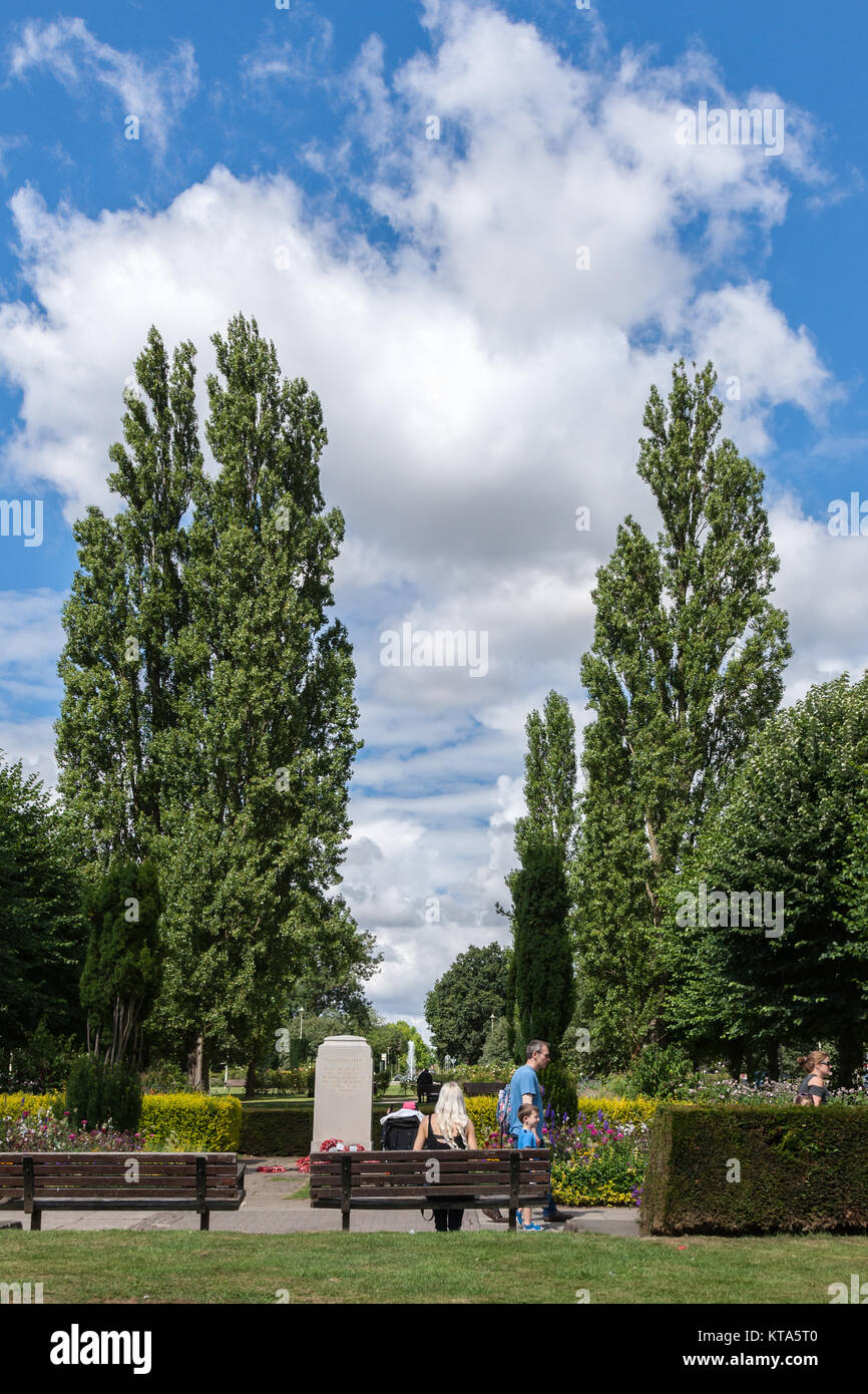 Park in Welwyn Garden City UK Stock Photo Alamy