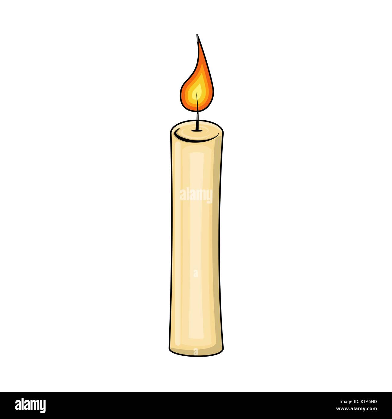 candle cartoon for christmas design isolated on white background Stock  Vector Image & Art - Alamy