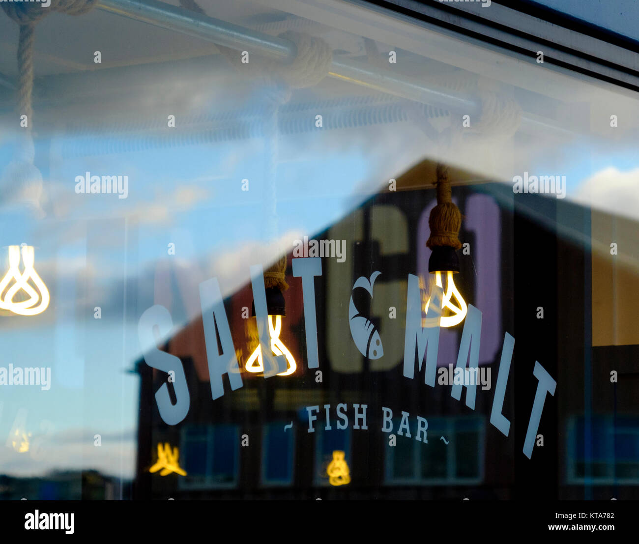 Salt and Malt Restaurant At Cargo on Bristol Harbourside Bristol