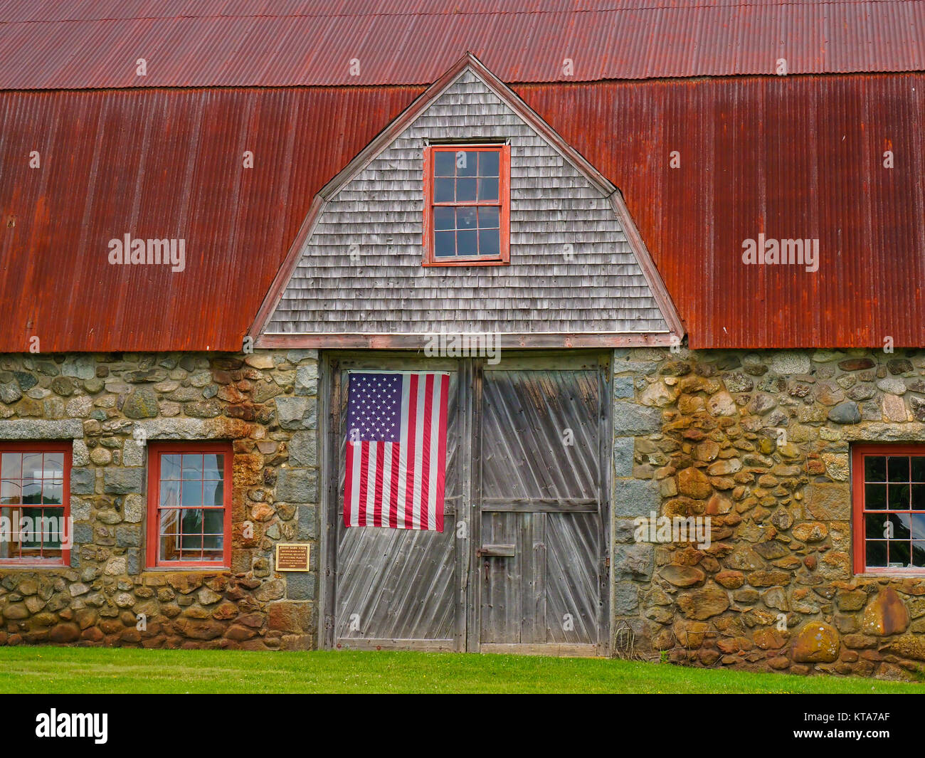 Stone Barn Farm, Bar Harbor, Maine, USA Stock Photo Alamy