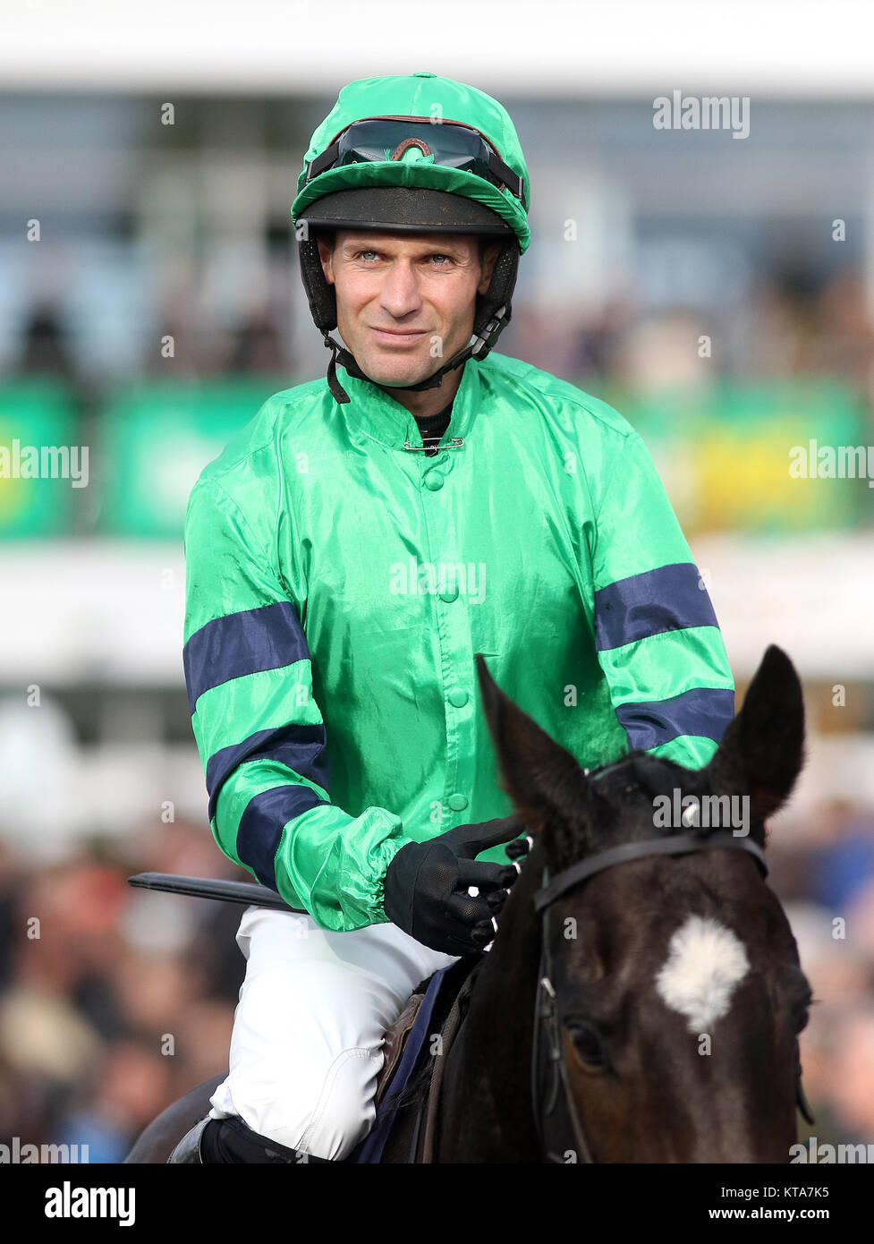 Jockey Danny Cook prior to the Racing UK In Glorious HD Handicap Chase ...