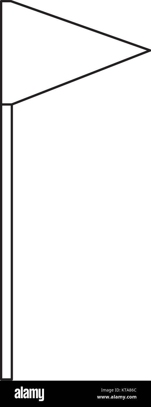 flag triangle icon image vector illustration design Stock Vector Image ...