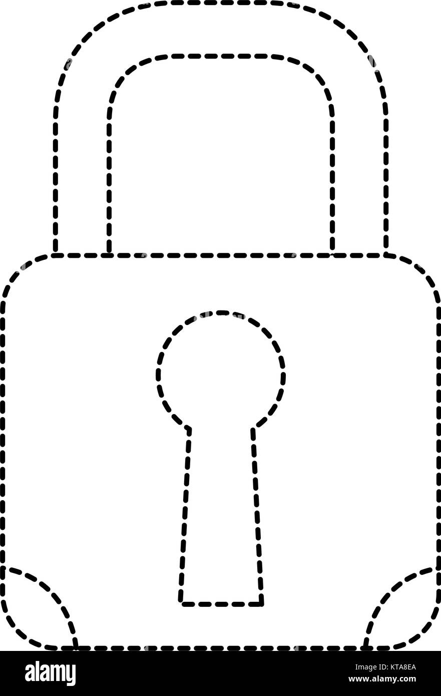 safe secure padlock icon Stock Vector Image & Art - Alamy