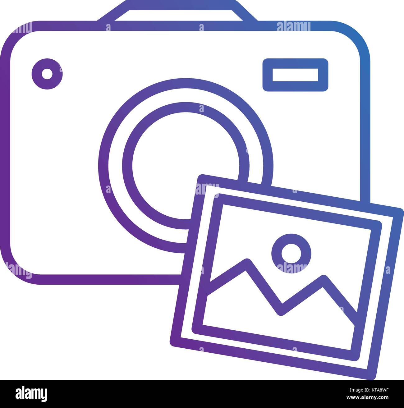 photographic camera with picture Stock Vector Image & Art - Alamy