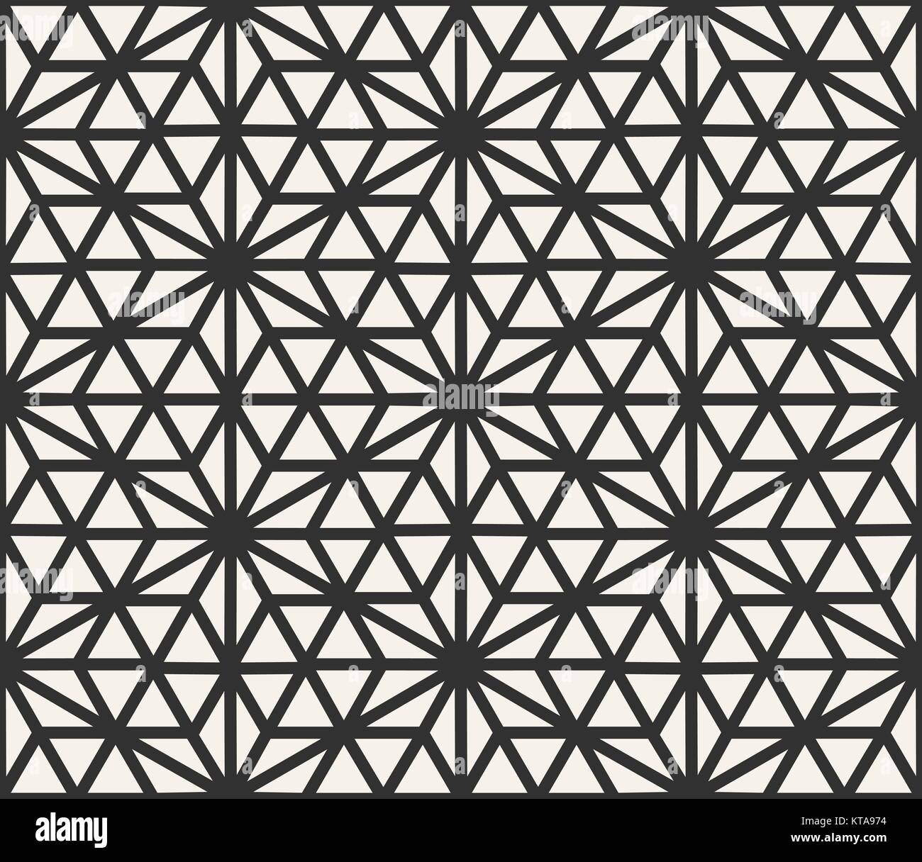 Vector seamless lines pattern. Modern stylish triangle shapes texture ...