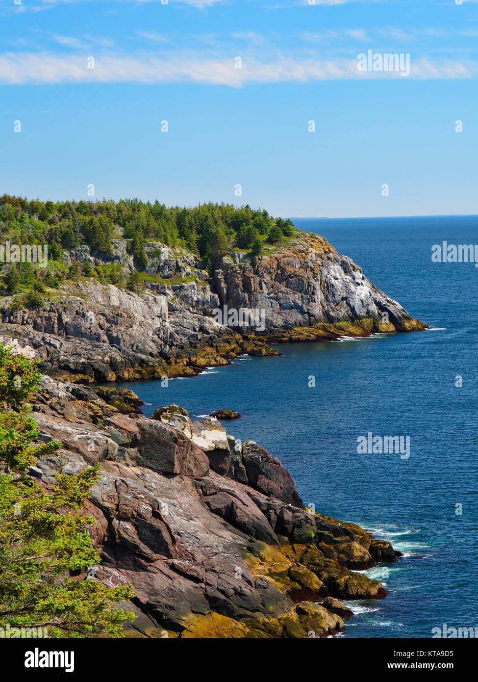 Whitehead, Whitehead Trail, Monhegan Island, Maine, USA Stock Photo Alamy