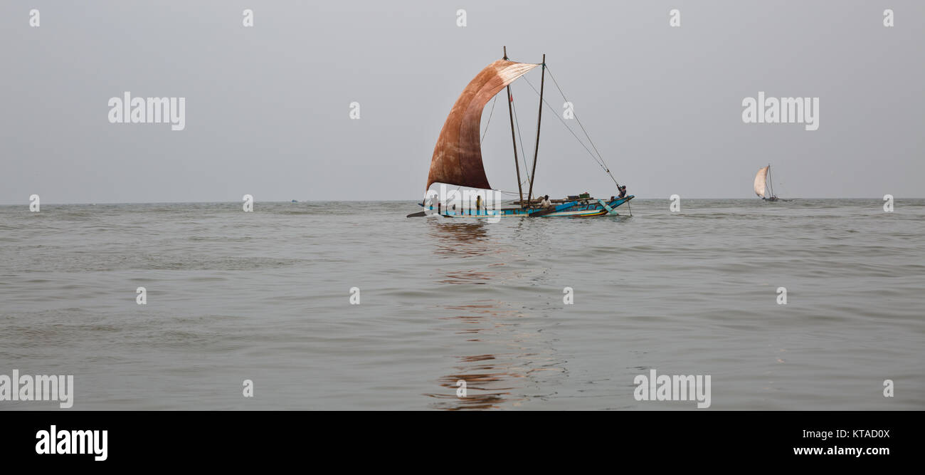 Fishing boat Sri Lanka Stock Photo Alamy