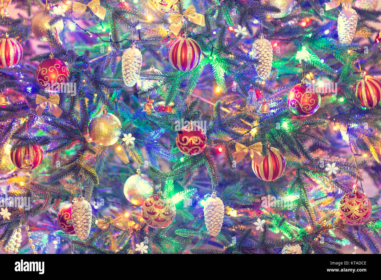 Christmas tree background Stock Photo - Alamy