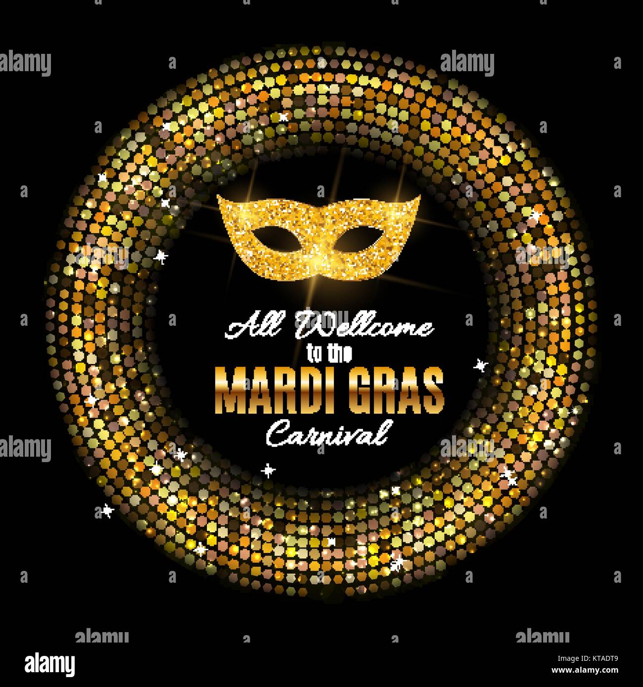 mardi gras party poster
