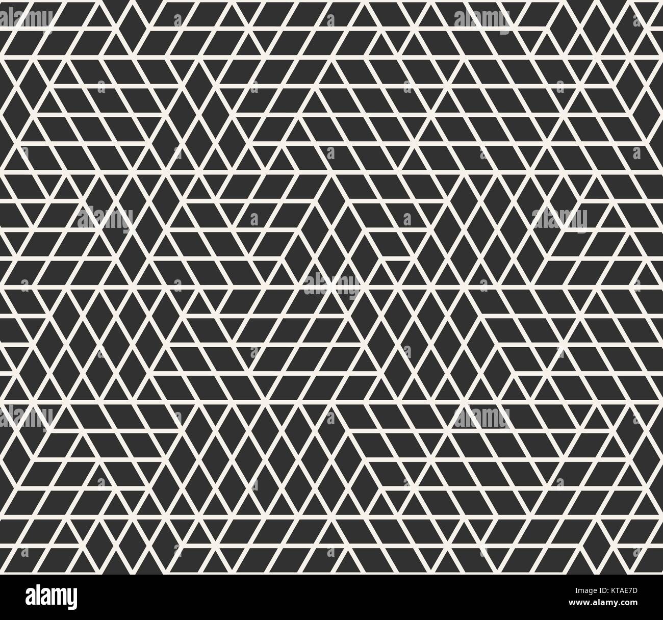 Vector seamless lines pattern. Modern stylish triangle shapes texture ...