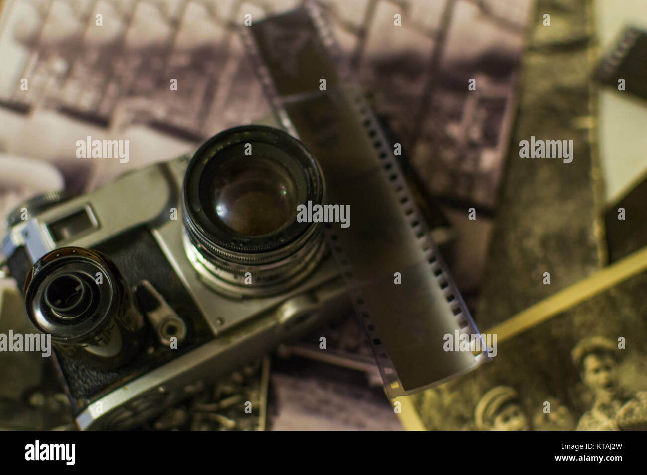 old photo camera retro style film old school Stock Photo Alamy