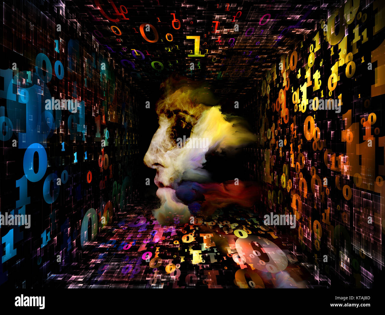 Tunnel of Digits Stock Photo - Alamy