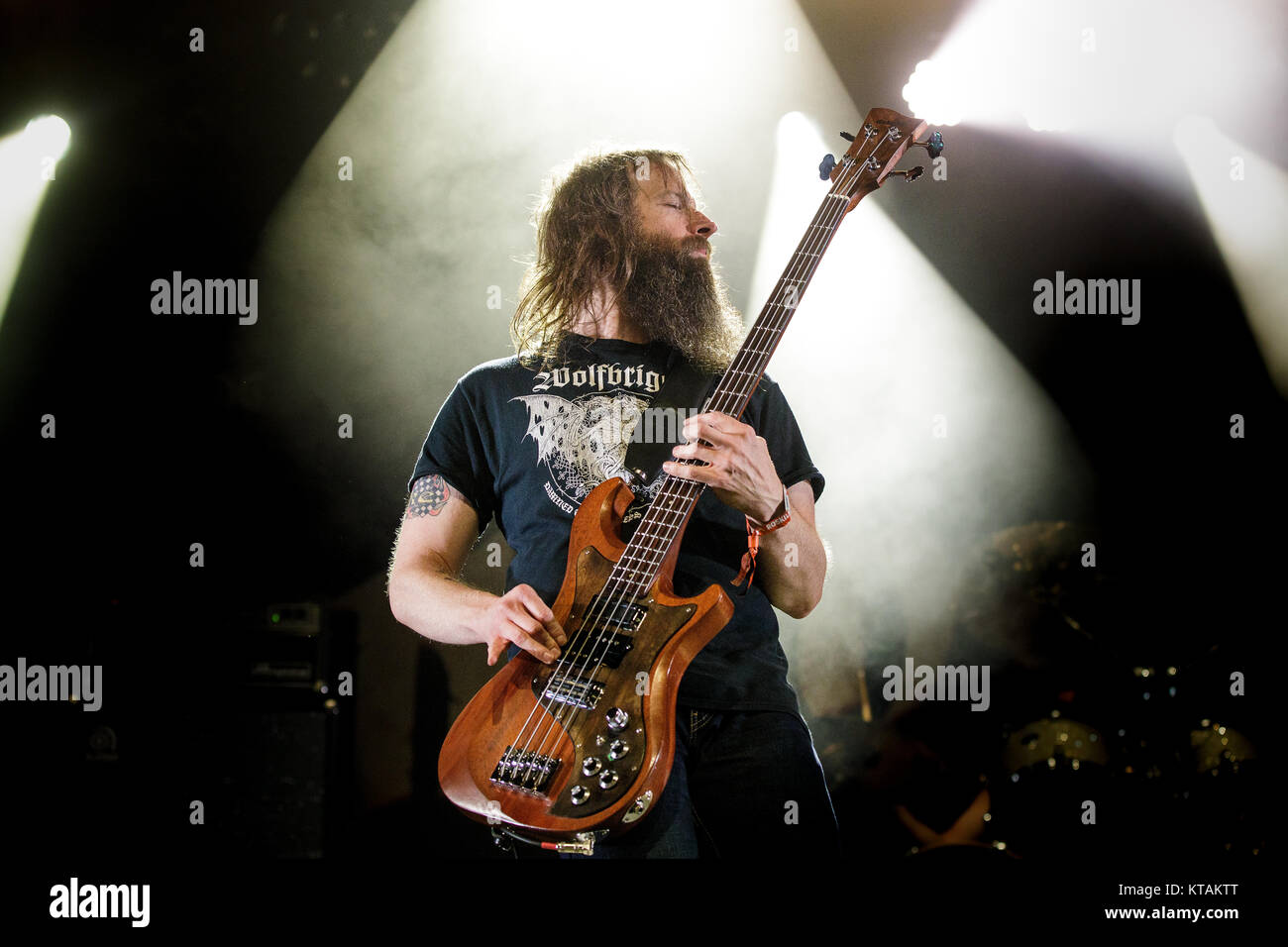 The American heavy metal band High On Fire performs a live concert during the Danish music
