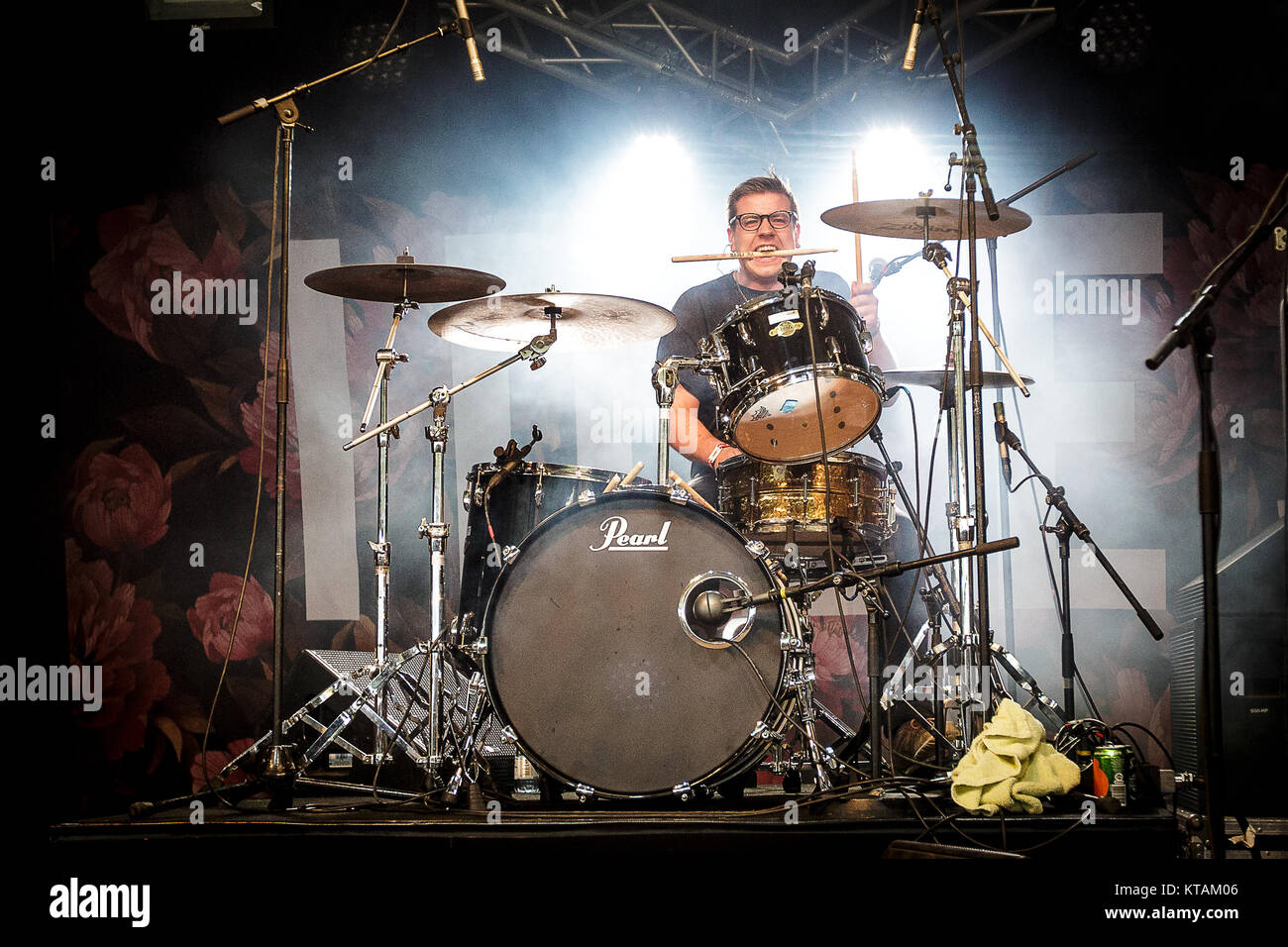 The British postpunk band IDLES performs a live concert during the