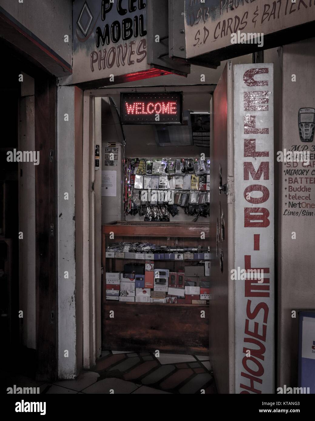 Shops in Zimbabwe Stock Photo Alamy