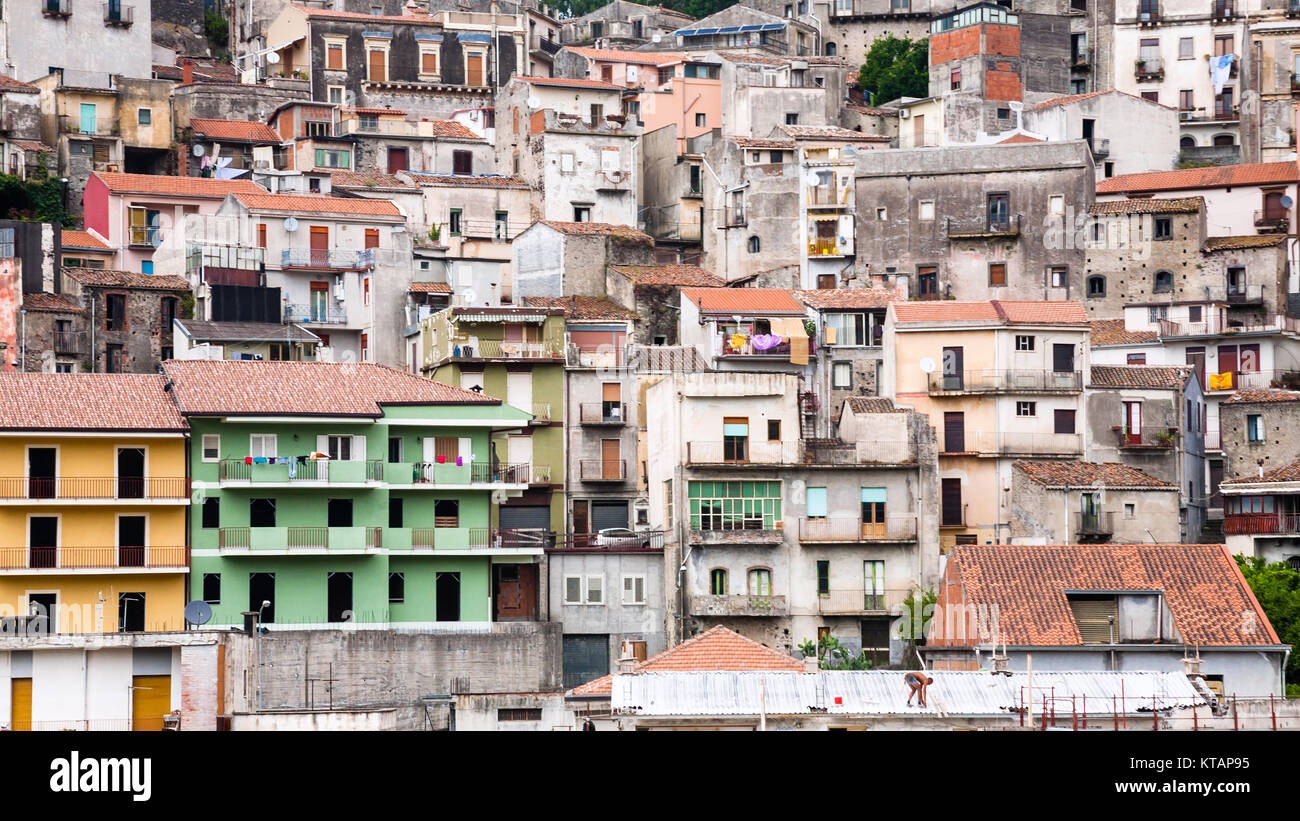 houses in Castiglione di Sicilia town in Sicily Stock Photo Alamy