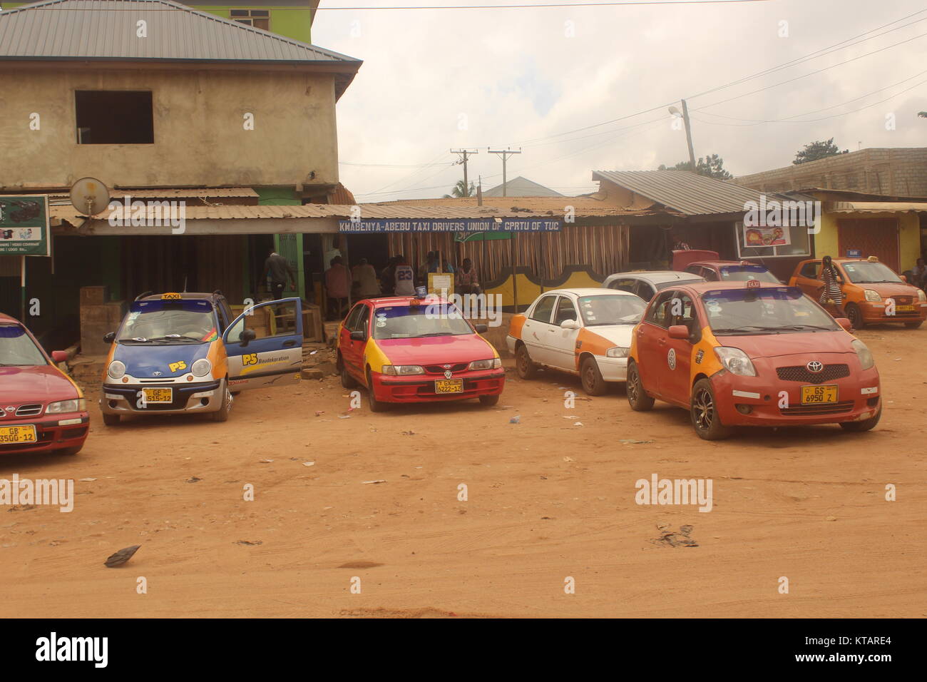 Ghana taxi hires stock photography and images Alamy
