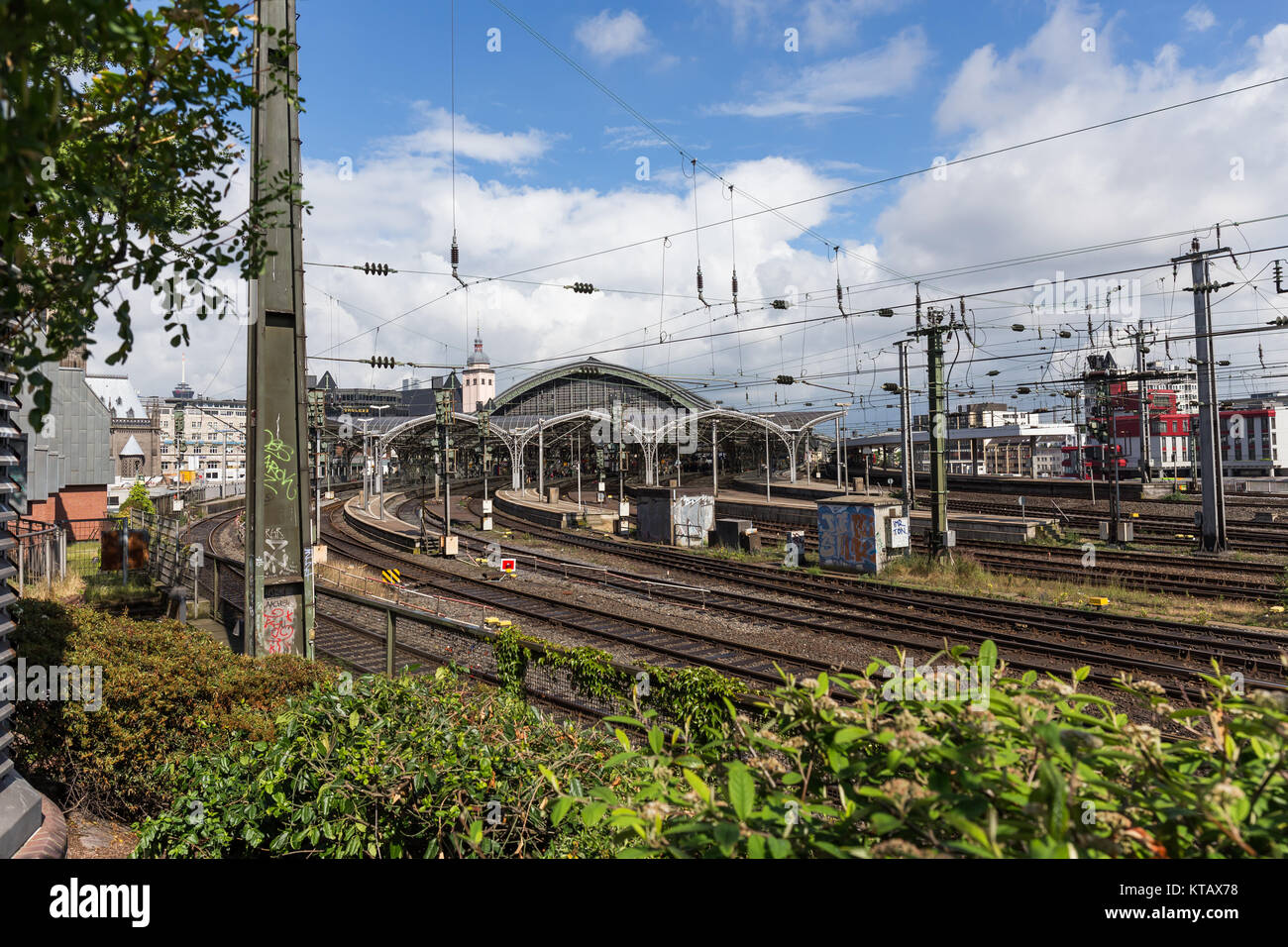 Cologne, Germany train station Stock Photo