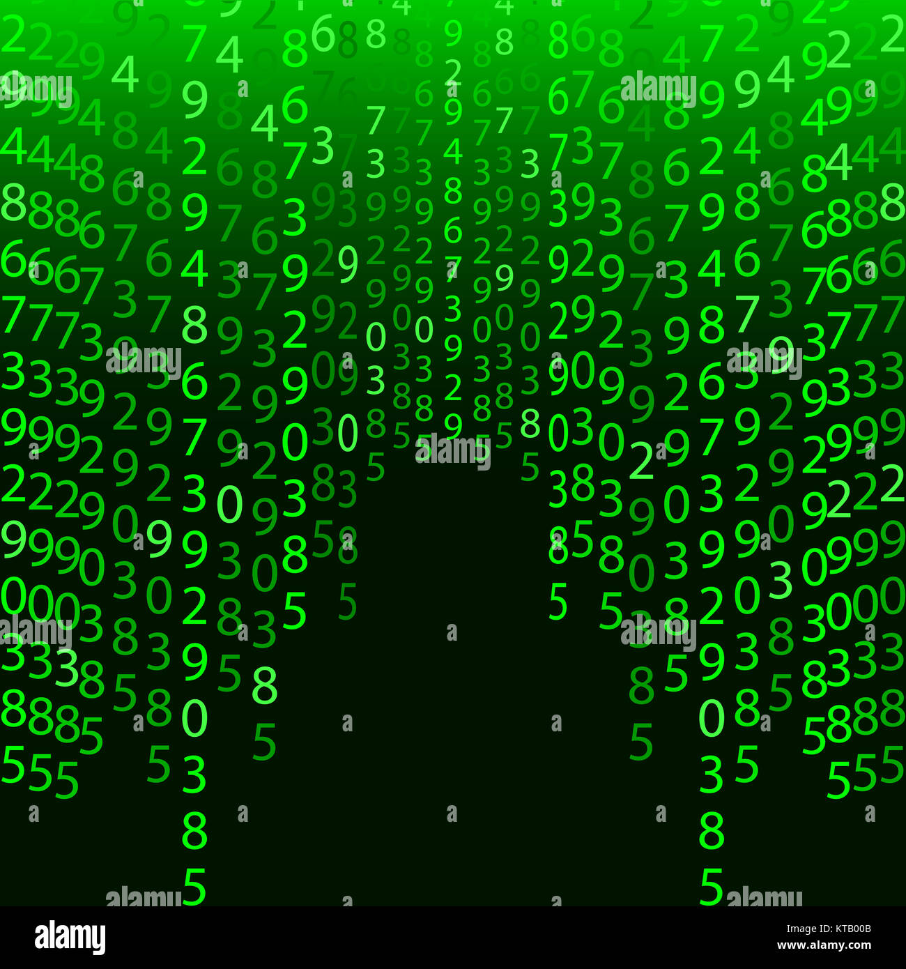 Matrix concept Abstract technology background. Programming, codi Stock ...
