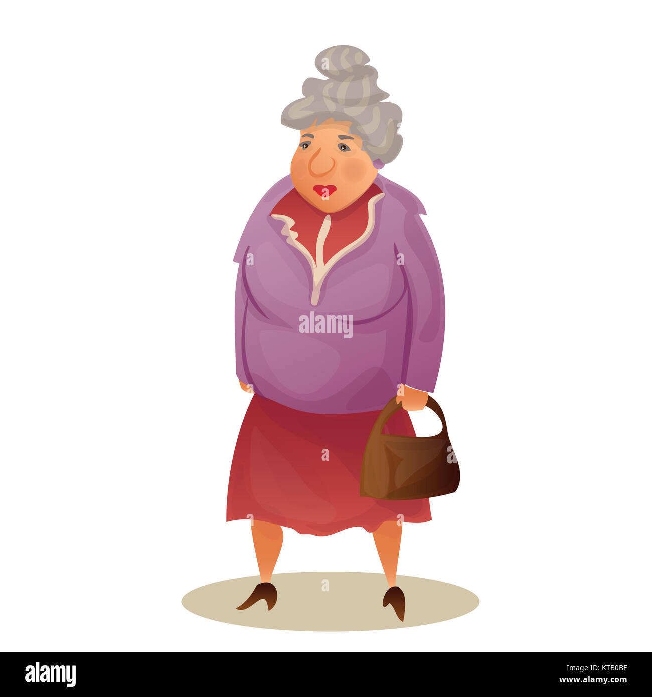Bag cheap lady cartoon