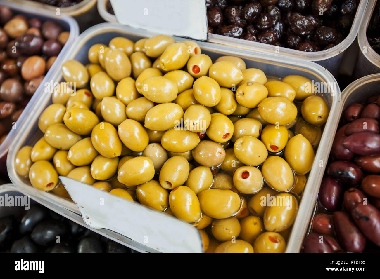 Green Olive Healthy Food Stock Photo Alamy