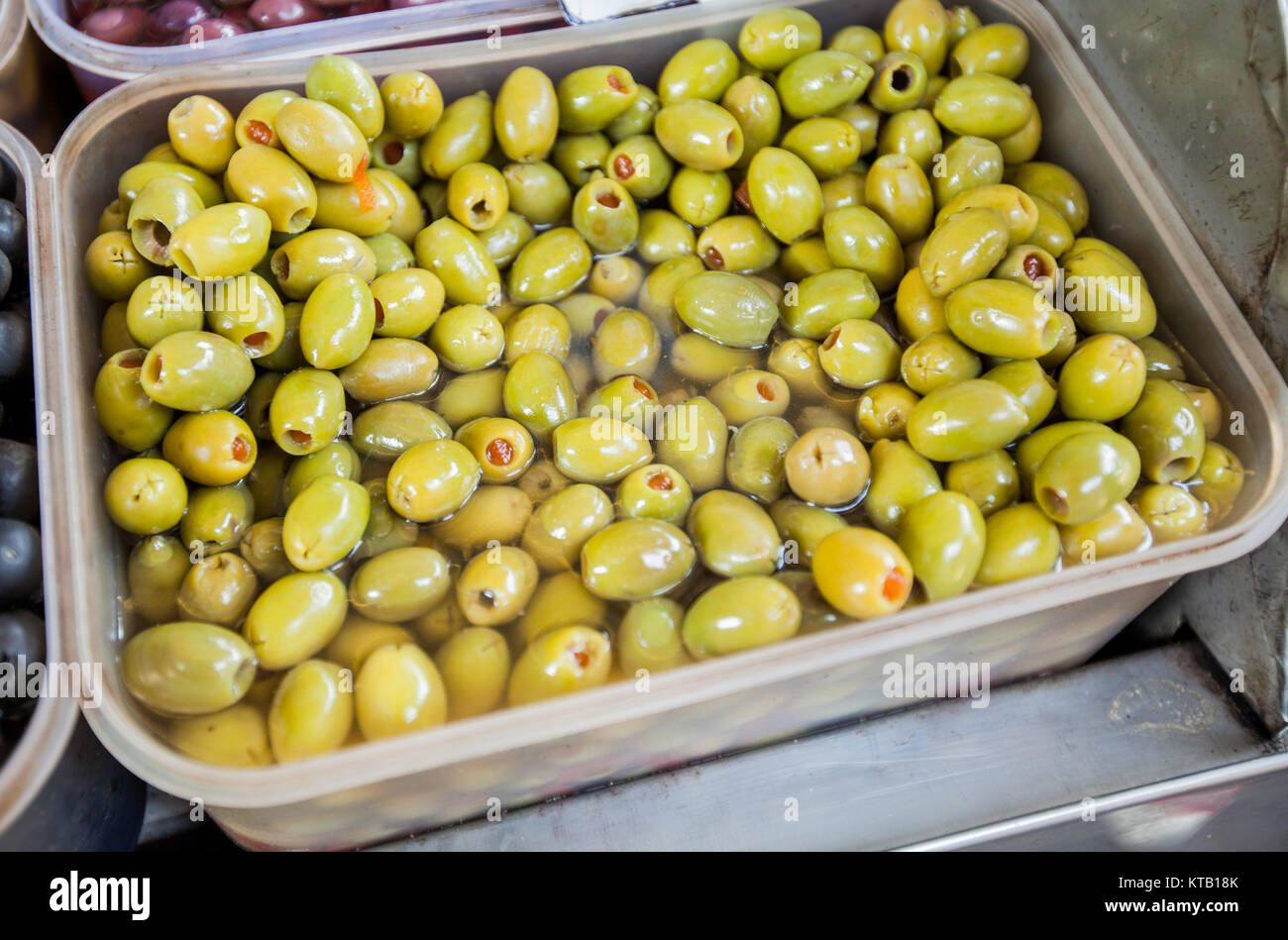 Green Olive Healthy Food Stock Photo Alamy