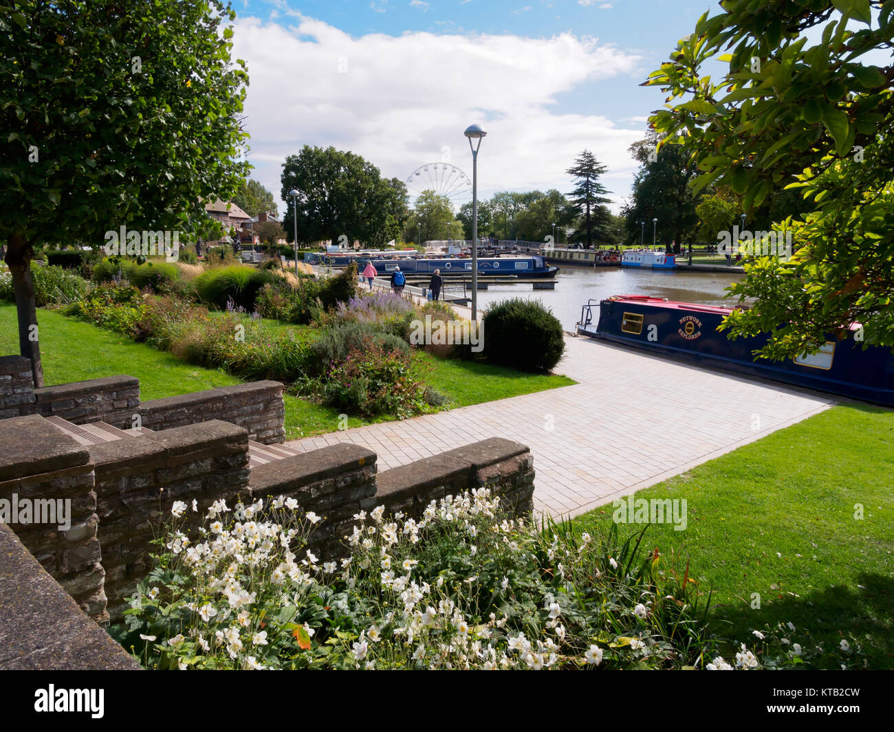 Bancroft Gardens, Stratford-upon-Avon, Warwickshire Stock Photo