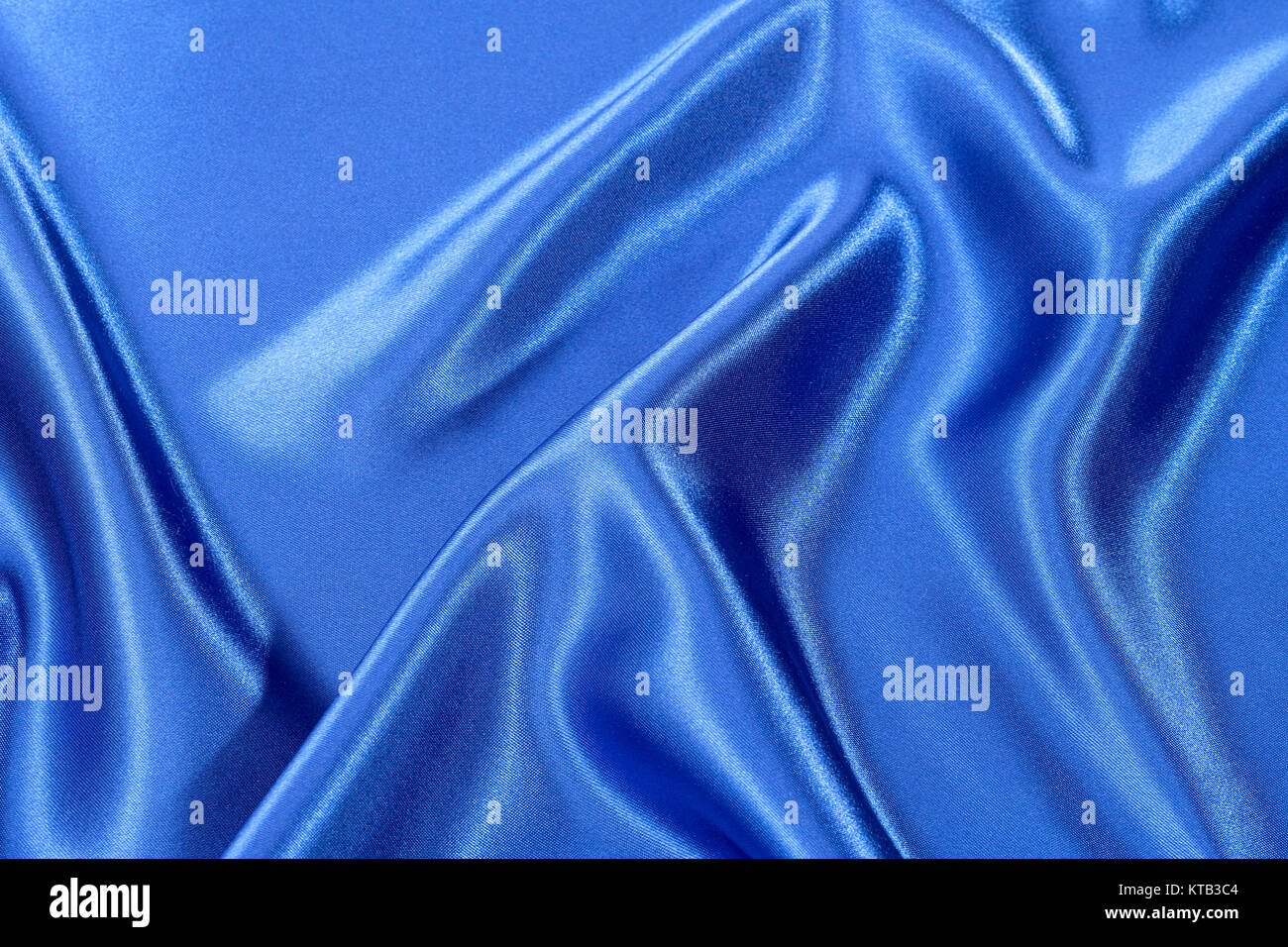 Silk background, texture of blue shiny fabric Stock Photo - Alamy