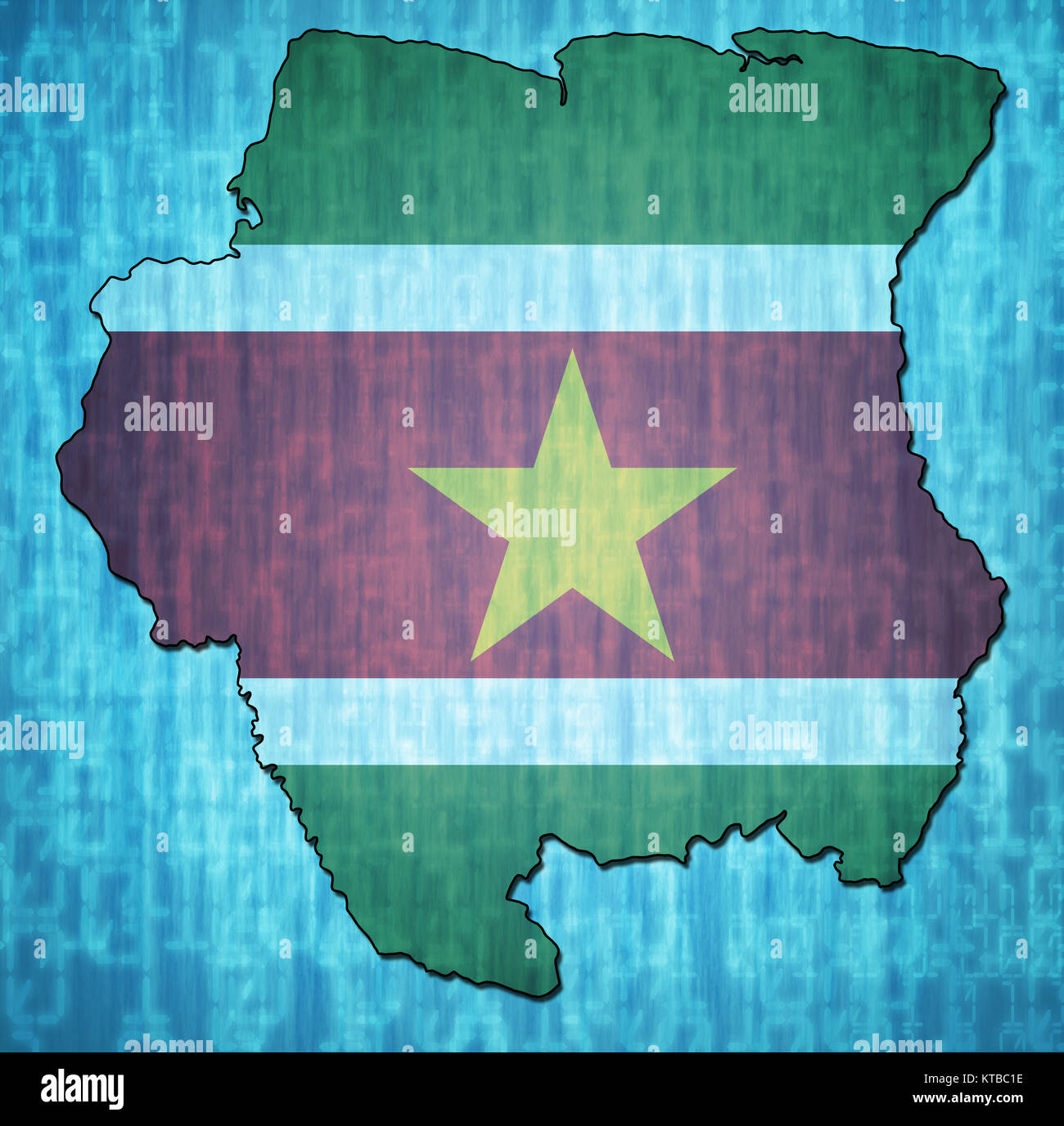 Vintage suriname map hires stock photography and images Alamy