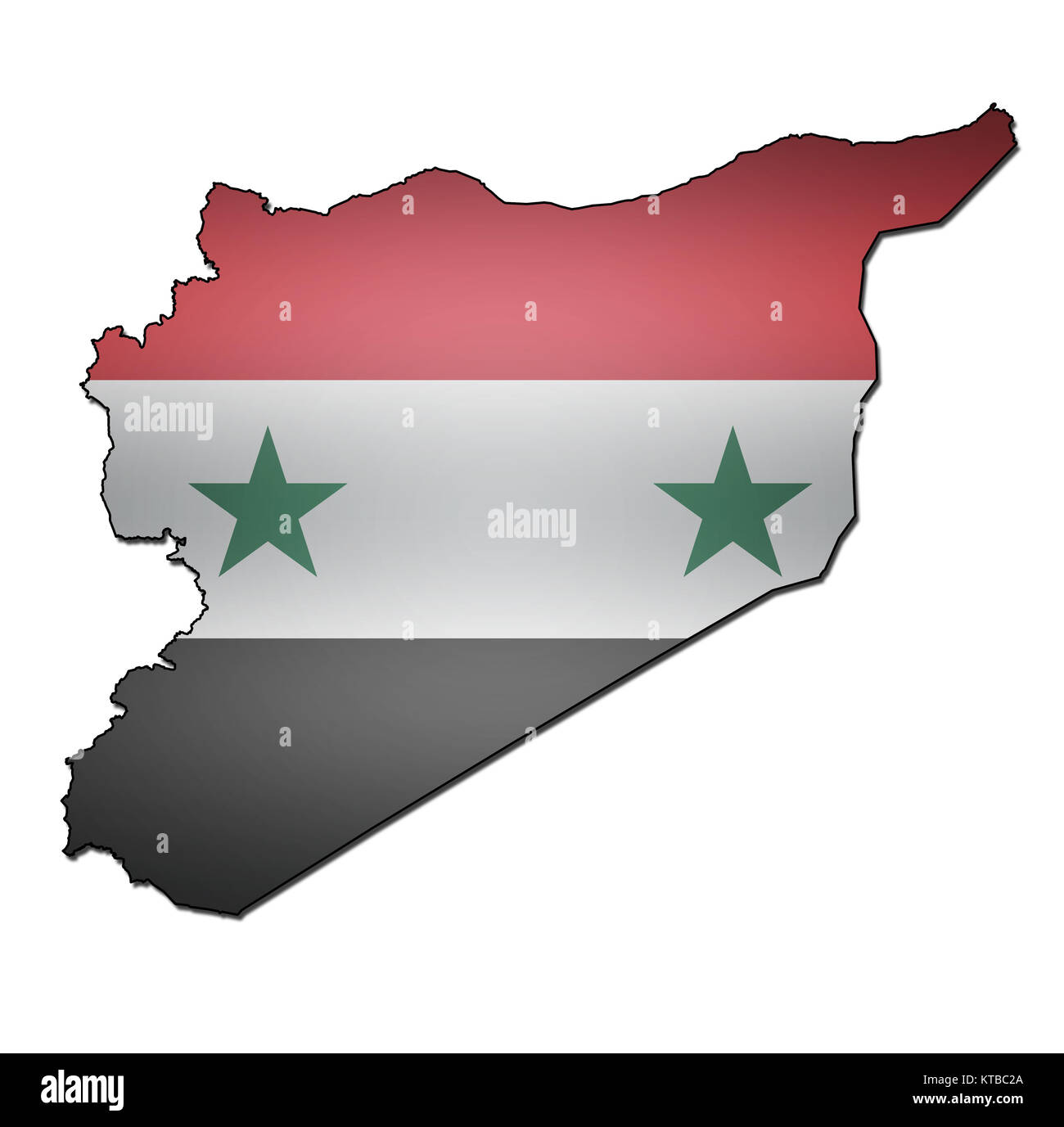 Syria political map political map hi-res stock photography and images ...