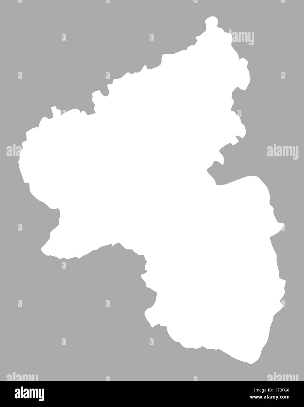 Karte von RheinlandPfalz Stock Photo Alamy