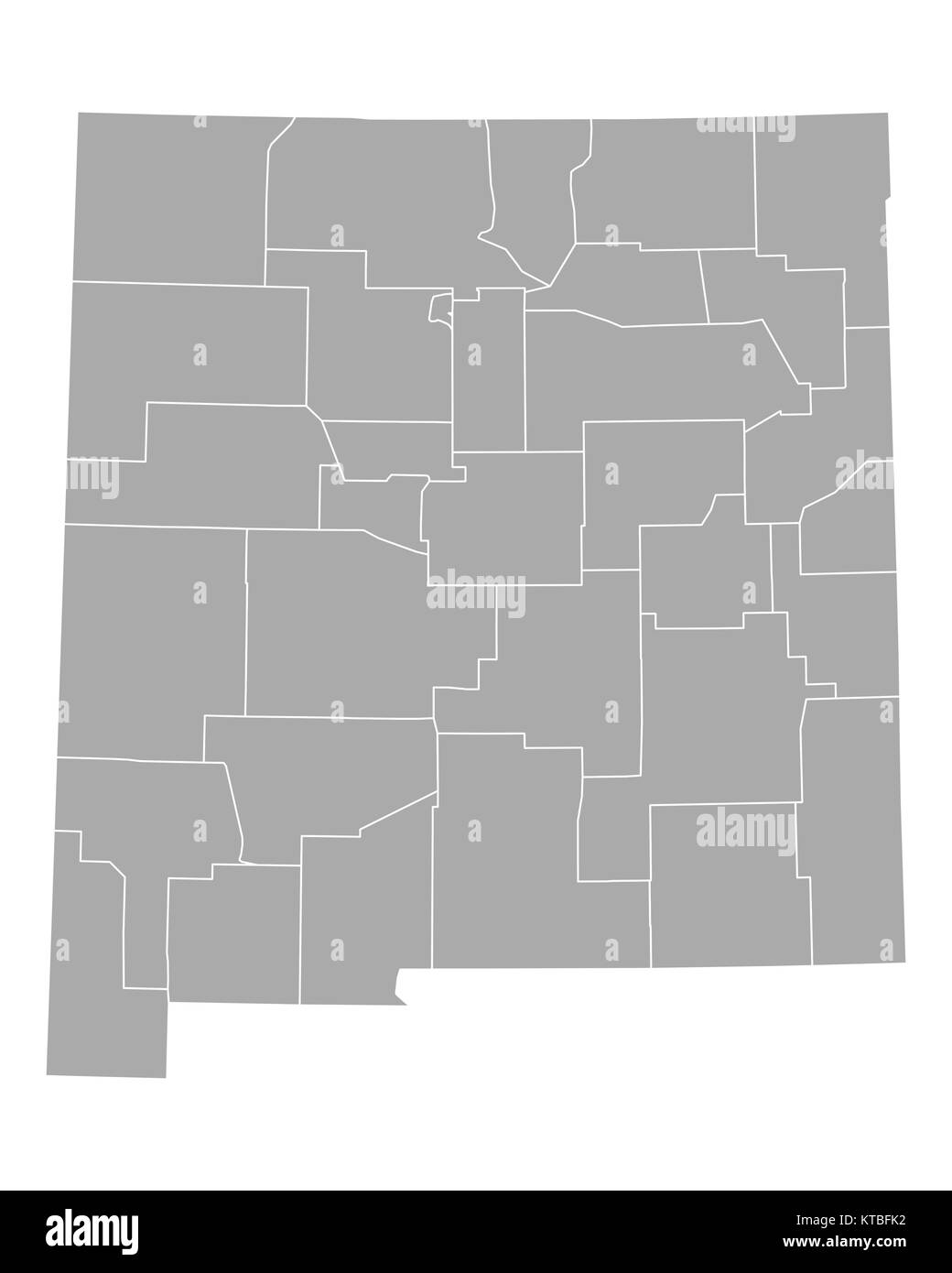 Karte von New Mexico Stock Photo Alamy