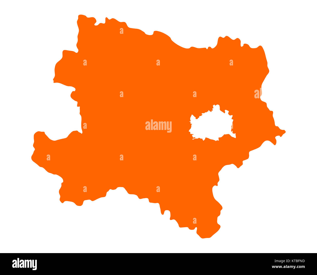 Karte von Niederösterreich Stock Photo - Alamy