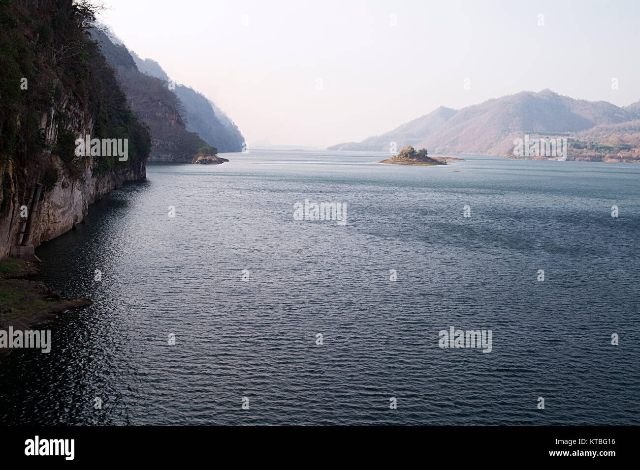 Khao Laem Dam environment outdoors lake Stock Photo