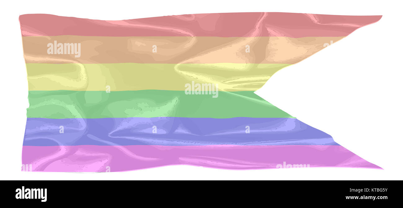 Gay pride flag Cut Out Stock Images & Pictures - Alamy