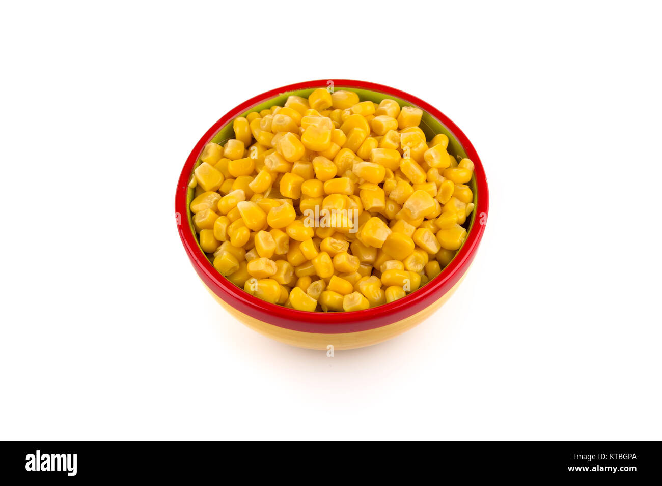 sweet canned corn in bowl Stock Photo Alamy