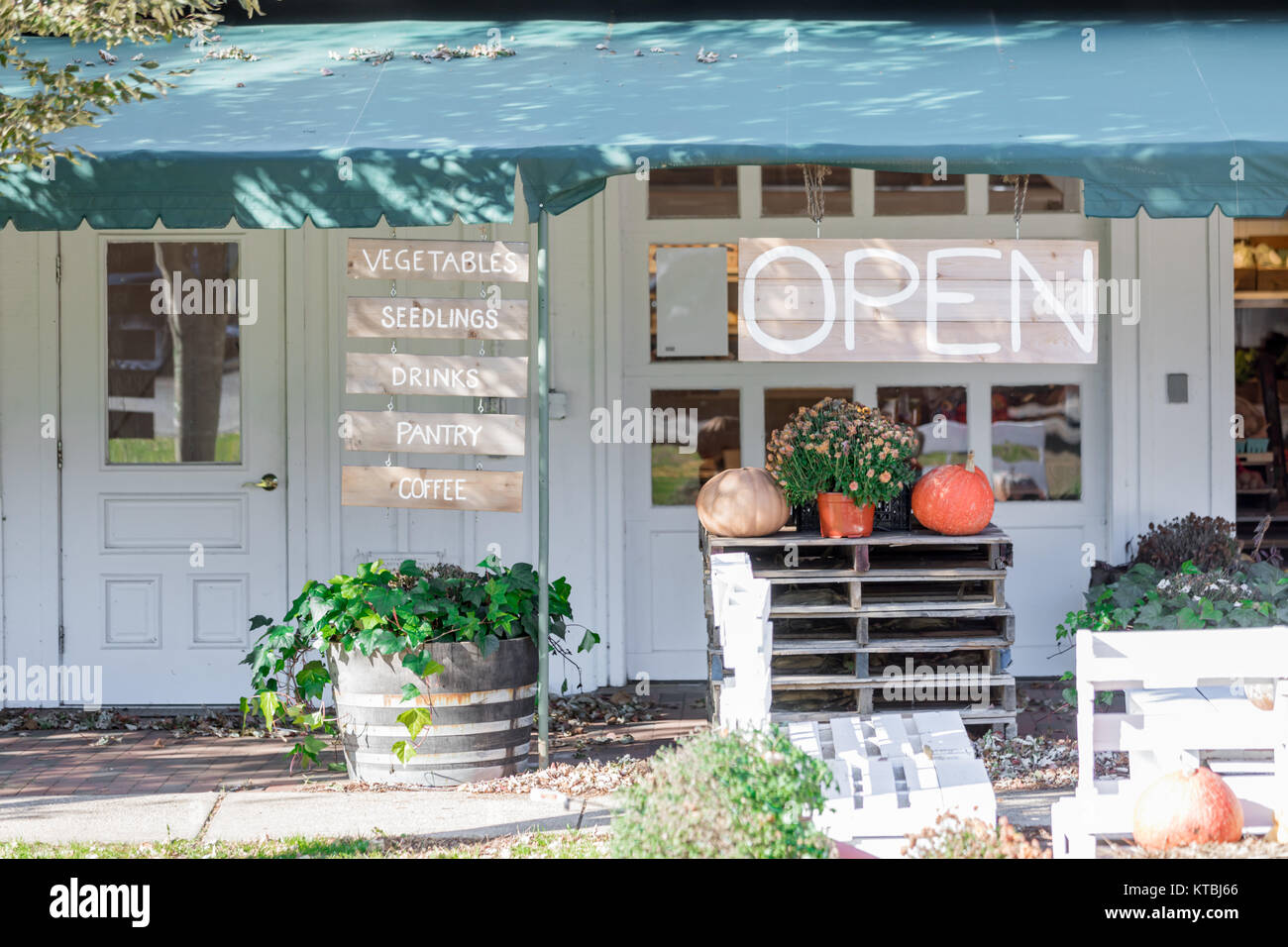 amagansett farm stand, amagansett, ny Stock Photo