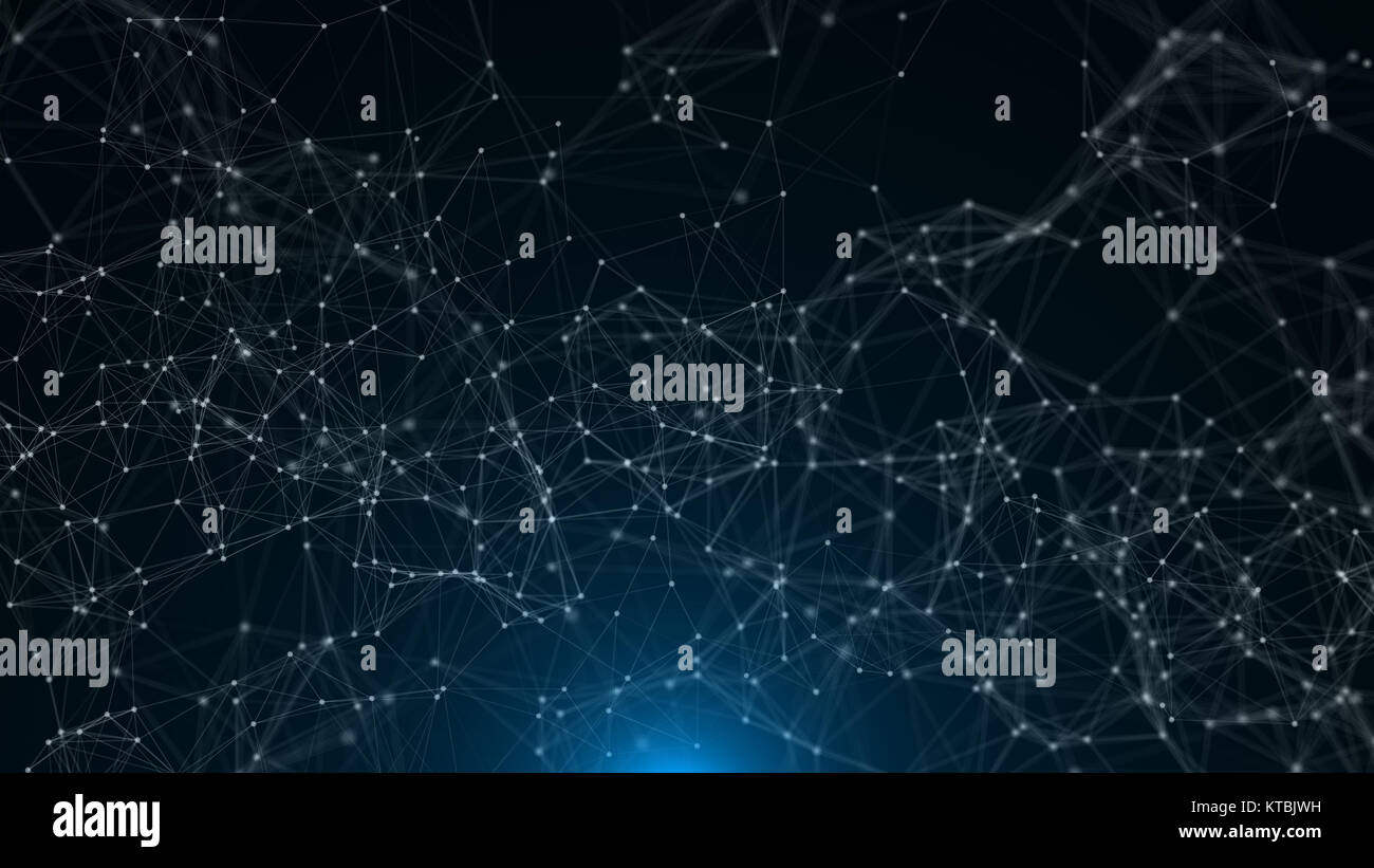 Connecting Abstract Abstract connected dots Stock Photo - Alamy