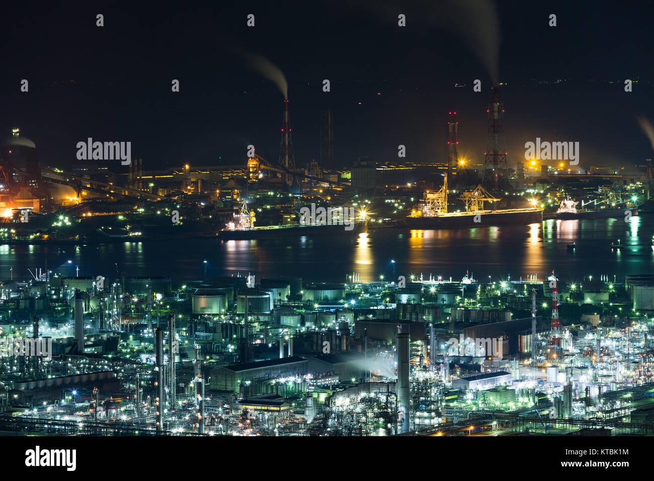 Industrial area in Japan Stock Photo Alamy