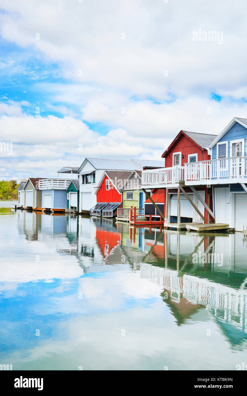 Canandaigua Boathouses, Canandaigua Lake City Pier, Canandaigua, New