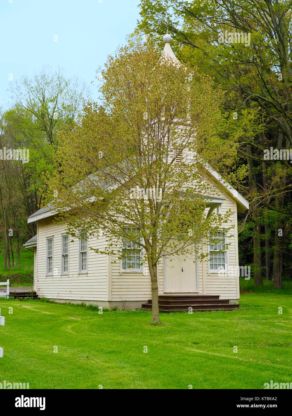 District Two School House, Letchworth State Park, New York Stock Photo