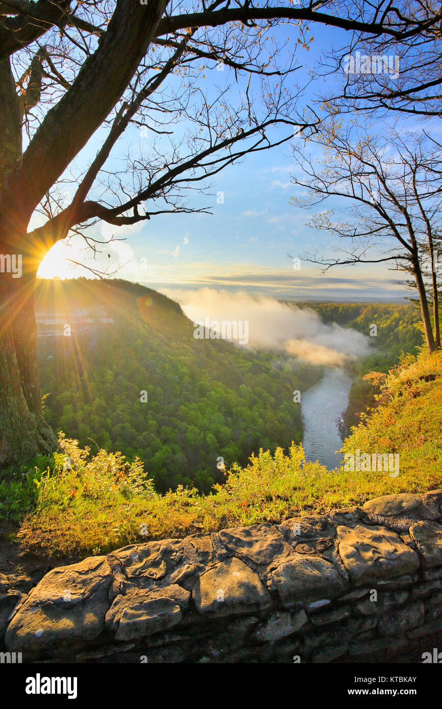 Archery Field View, Genesee River, Letchworth State Park, Castile, New York, USA Stock Photo Alamy