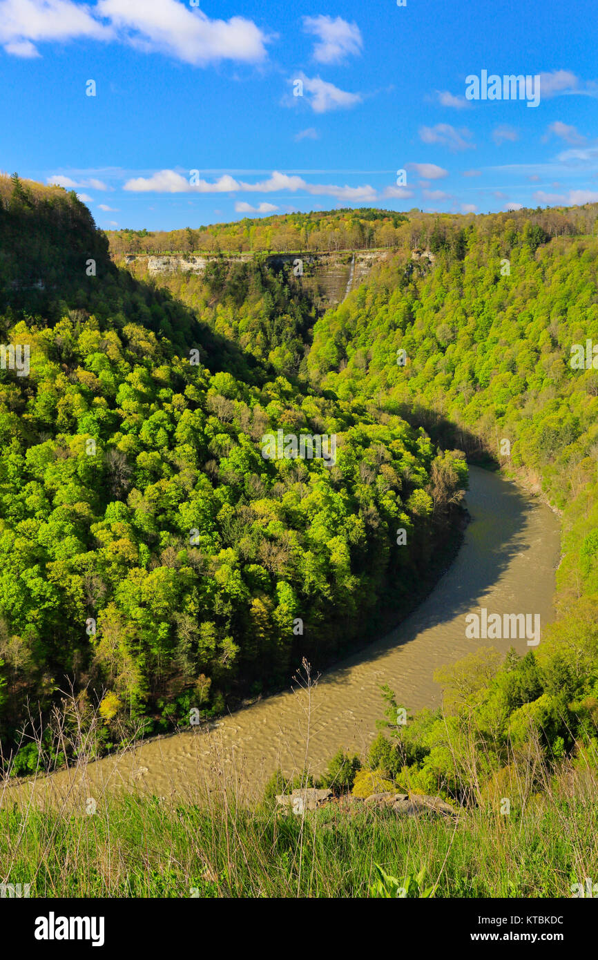 Great Bend Overlook, Letchworth State Park, Castile, New York, USA Stock Photo Alamy