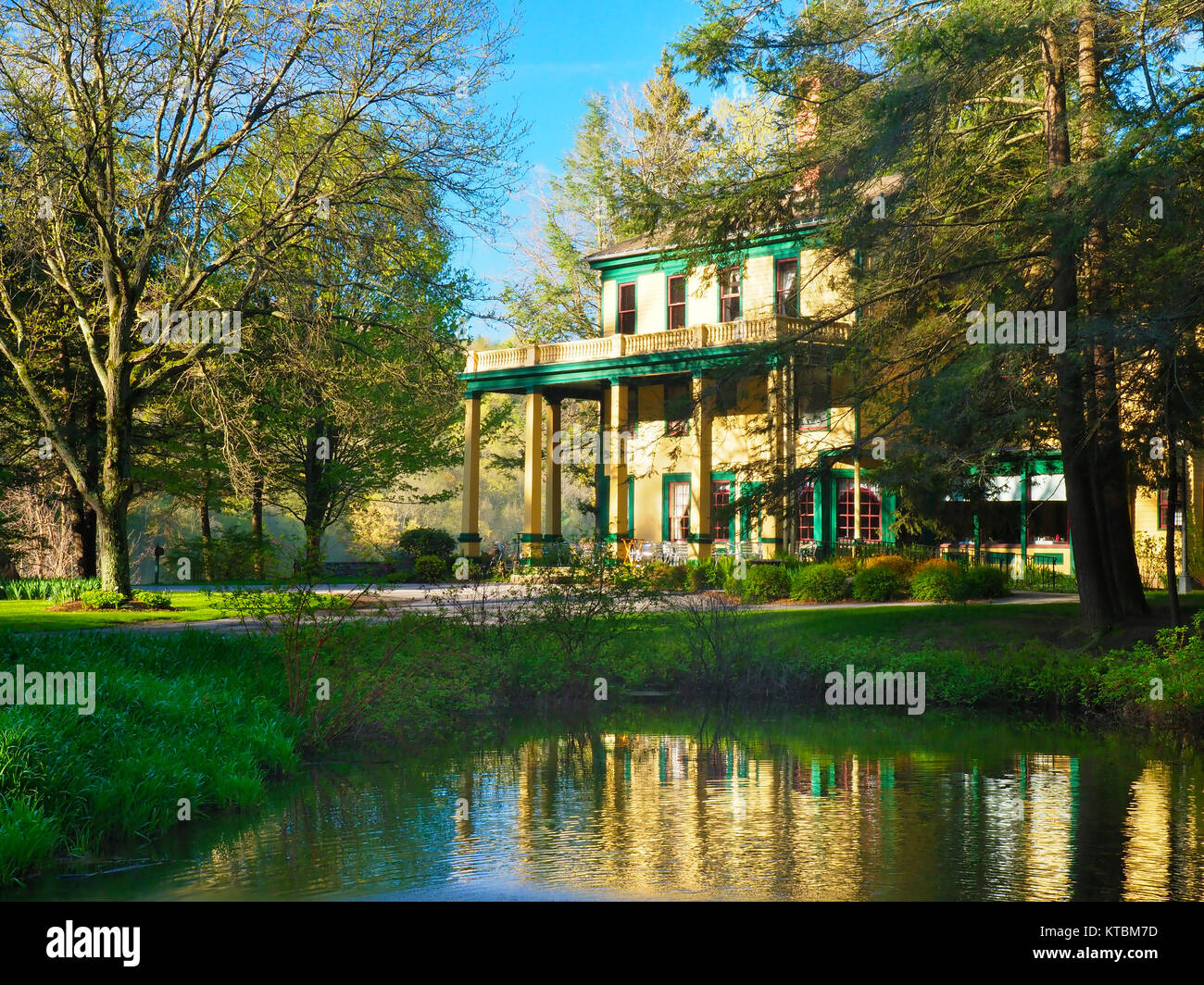Glen Iris Inn, Letchworth State Park, New York, USA Stock Photo Alamy