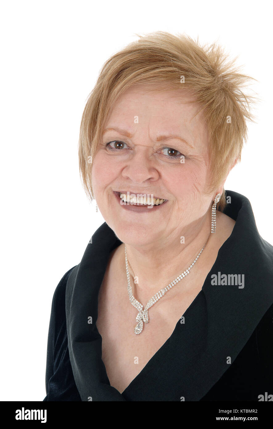 Senior woman coloured hair hi-res stock photography and images - Alamy