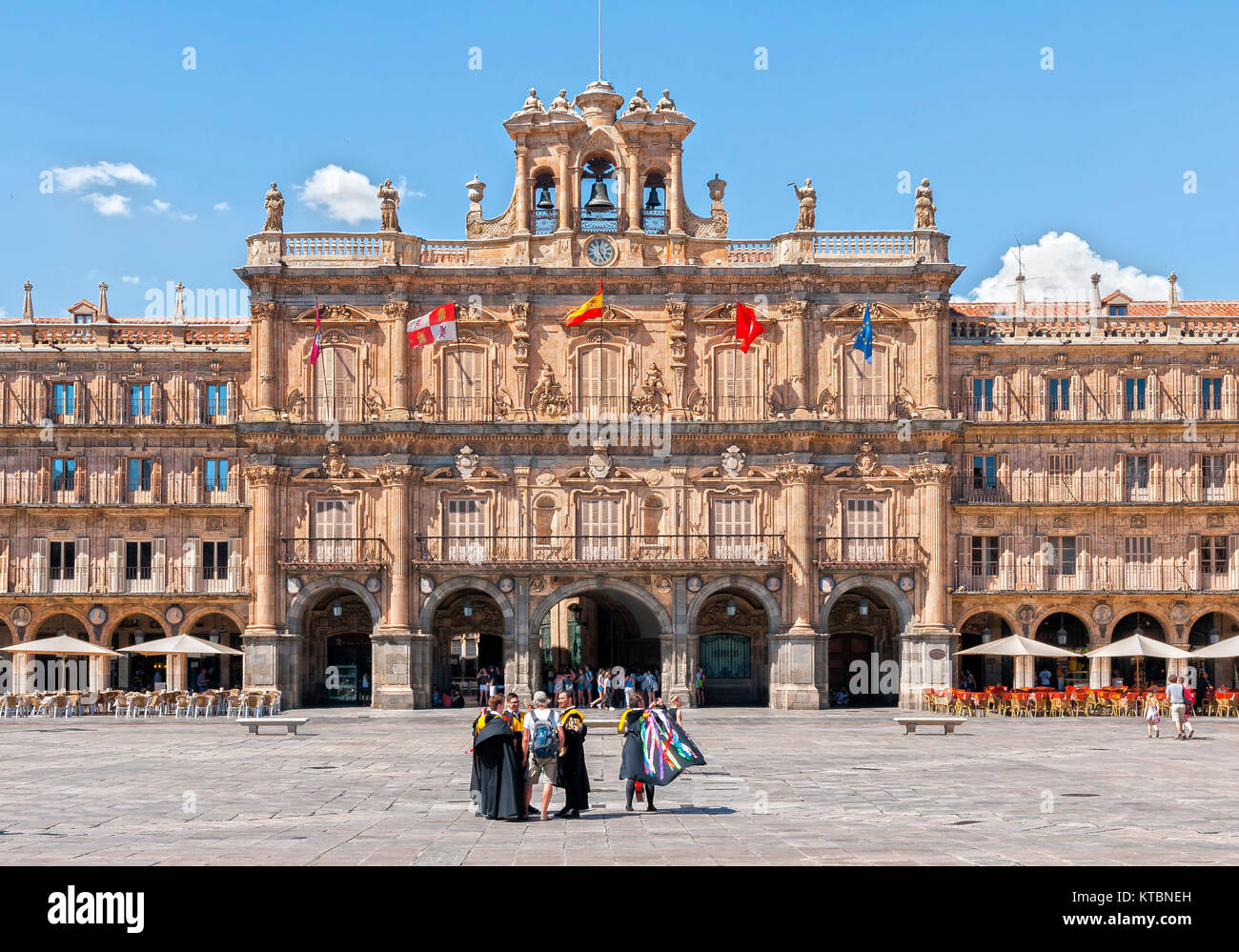 Plaza Mayor de Salamanca. Ciudad Patrimonio de la Humanidad. Castilla León. España Stock Photo