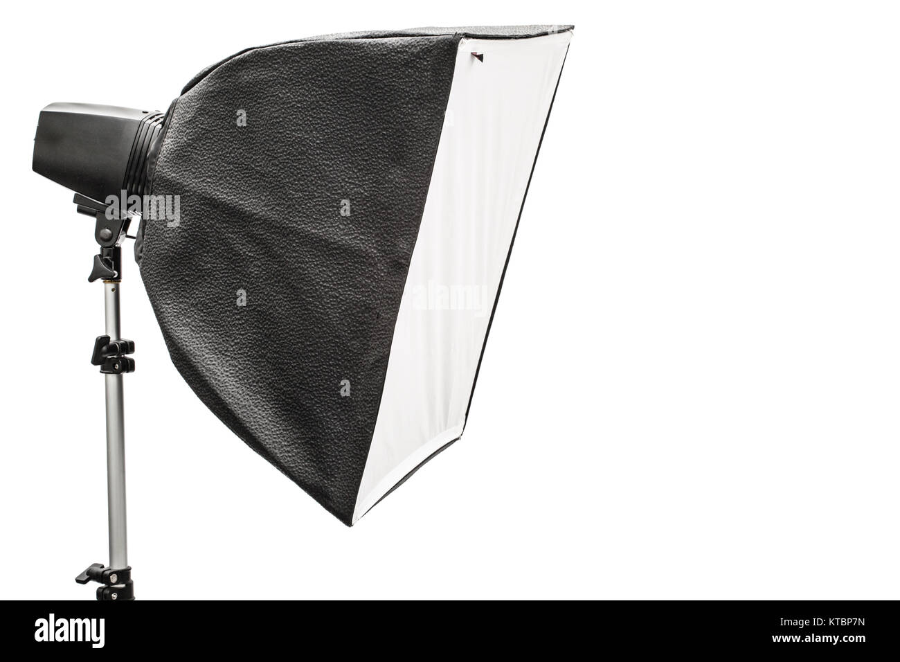 Big photographic softbox, isolated on a white background Stock Photo
