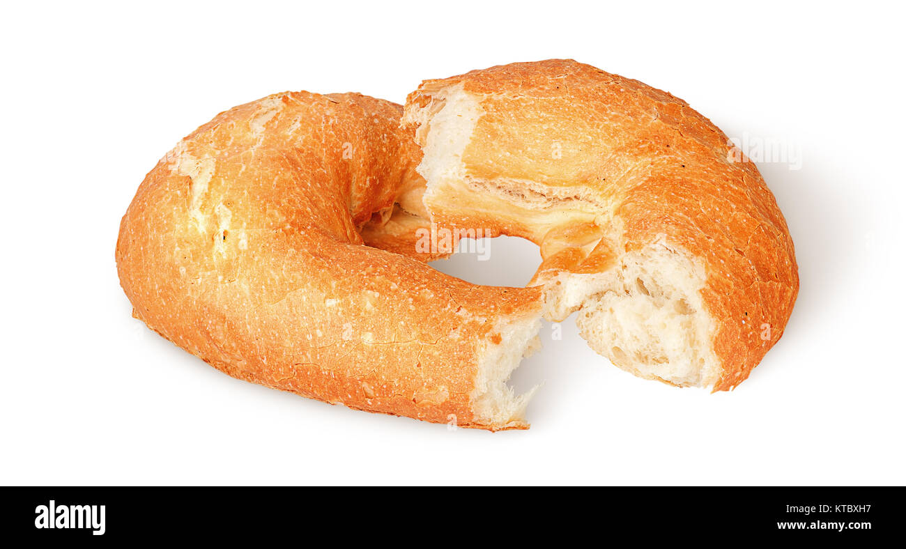 Two pieces of pita bread near Stock Photo Alamy