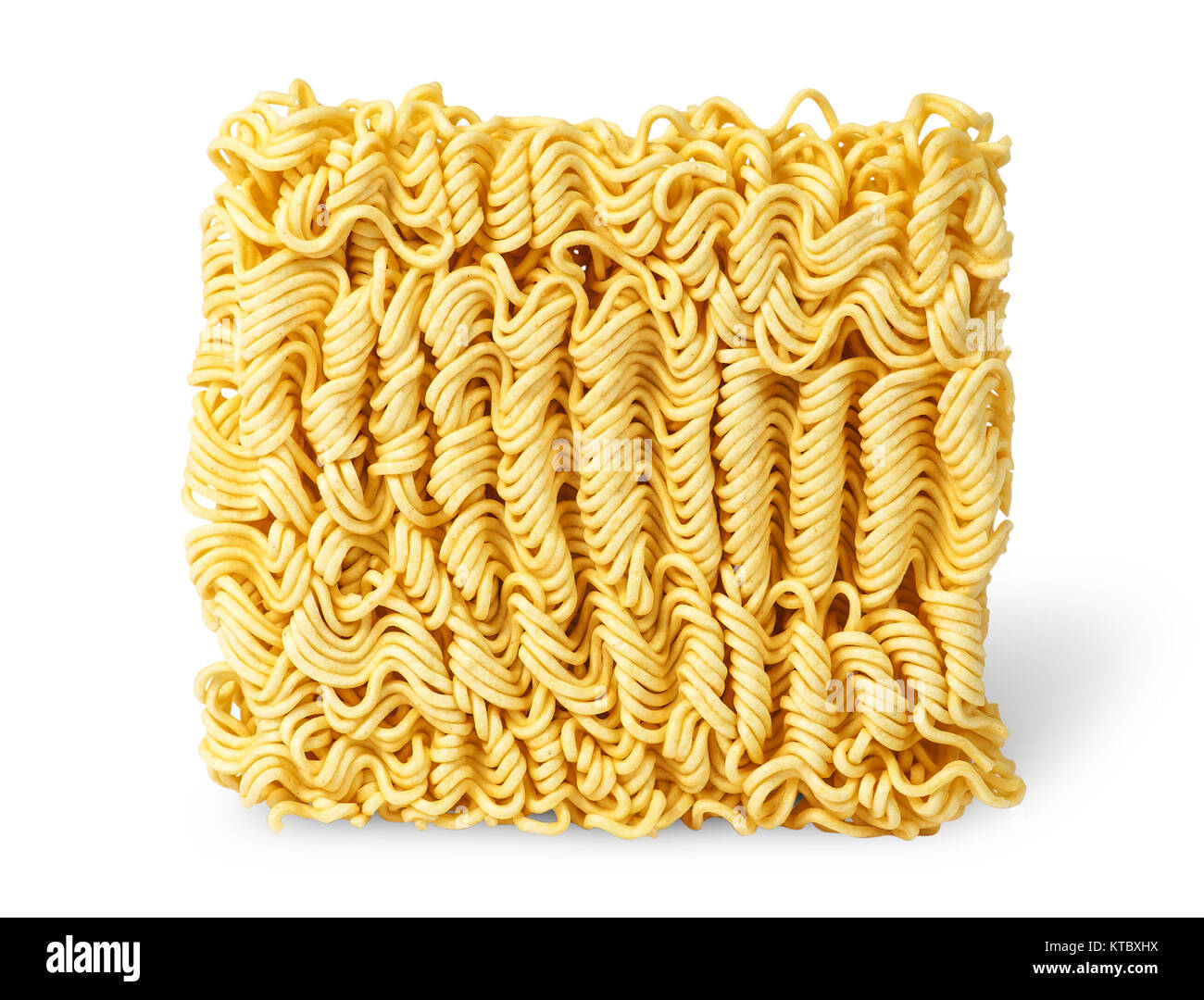Noodles of fast preparation vertically Stock Photo