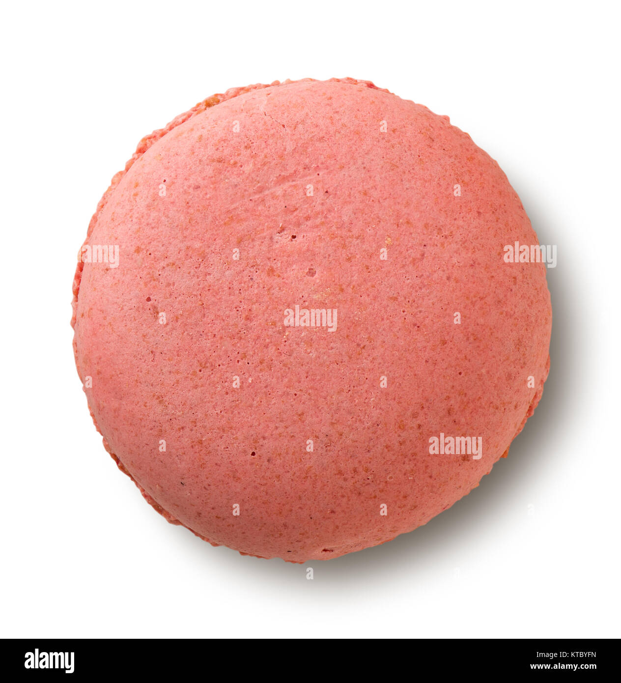 Red macaron isolated Stock Photo - Alamy
